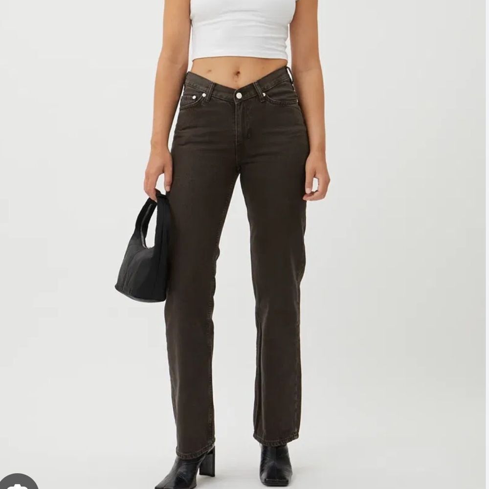 Weekday Twin Denim Trouser Black Jeans Women’s 31